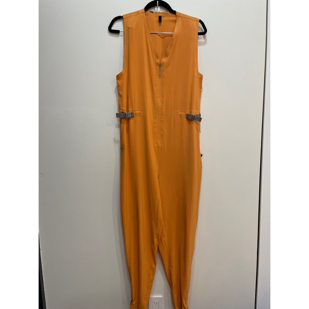 lululemon athletica Sleeveless Orange Jumpsuit
